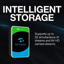 Load image into Gallery viewer, Seagate Skyhawk AI 8TB Surveillance Internal Hard Drive HDD–3.5 Inch SATA 6Gb/s 256MB Cache + Drive Health Management &amp; 3-Year Recovery Service - (ST8000VEZ00)
