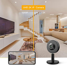 Load image into Gallery viewer, Indoor Security Camera Arenti INDOOR1, 2K/3MP Ultra HD, 2.4G Wi-Fi, Works with Alexa &amp; Google Assistant, AI Powered Human Motion Detection, Sound Detection, Two-Way Audio, Night Vision with SD Card
