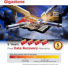 Load image into Gallery viewer, [5-Yrs Free Data Recovery] Gigastone 512GB Micro SD Card, 4K Game Pro, MicroSDXC Memory Card for Nintendo-Switch, GoPro, Action Camera, DJI, UHD Video, R/W up to 100/60 MB/s, UHS-I U3 A2 V30 C10
