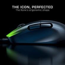 Load image into Gallery viewer, ROCCAT Kone Pro PC Gaming Mouse, Lightweight Ergonomic Design, Titan Switch Optical, AIMO RGB Lighting, Superlight Wired Computer Mouse, Titan Scroll Wheel, Honeycomb Shell, 19K DPI, Black
