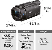 Load image into Gallery viewer, Sony FDRAX53/B 4K HD Video Recording Camcorder (Black)
