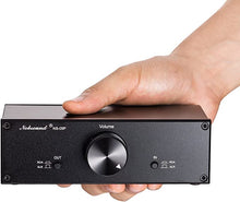 Load image into Gallery viewer, Nobsound Mini Fully-Balanced/Single-Ended Passive Preamp; Hi-Fi Pre-Amplifier; XLR/RCA Volume Controller for Active Monitor Speakers (Black)
