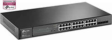 Load image into Gallery viewer, TP-Link 24 Port gigabit PoE switch | 24 PoE+ Port @192W, w/ 4 SFP Slots | Smart Managed | Limited Lifetime Protection | Support L2/L3/L4 QoS, IGMP and LAG | IPv6 and Static Routing (T1600G-28PS)
