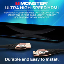 Load image into Gallery viewer, Monster HDMI 4K HDMI Ultra High-Speed Rose Gold 2.1 Cable – 21 Gbps, 4K at 60Hz for Superior Video and Sound Quality – HDMI Cables for PS5, Apple TV, Roku, Smart TV, Xbox Series X, and Series S – 4FT

