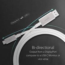 Load image into Gallery viewer, Moshi USB C to DisplayPort Cable 1.5m/5ft, Support 5K@60 Hz, 4K HDR, VESA Certified, Aluminum Housing, Thunderbolt 3 Compatible (Ensure Monitors Accept DisplayPort Signal)
