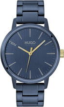 Load image into Gallery viewer, HUGO by Hugo Boss Men&#39;s #Stand Quartz Watch with Stainless Steel Strap, Blue, 20 (Model: 1530141)

