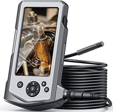 Load image into Gallery viewer, Teslong Industrial Endoscope Camera, 0.21&quot; Waterproof Borescope Inspection Camera with Upgraded 4.5&quot; IPS Monitor, 9.8ft Gooseneck Snake Camera with LED Lights-32GB MicroSD Card-2500mAh Battery-ToolBox

