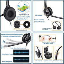 Load image into Gallery viewer, VoiceJoy HD263 USB Headset with Quick Disconnect Adapter Computer Headset with Microphone Noise Cancelling, PC Headset Wired Headphones, Business Headset for Skype, Webinar
