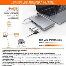 Load image into Gallery viewer, HyperDrive USB C Hub, Type C Adapter for MacBook Pro, Laptop USB-C Devices, Ultimate 11-in-1 Surface PC Docking Station w Power Delivery Charging, USBC 5Gbps Data, 4K HDMI, 3xUSB 3.1 Ports, VGA, etc
