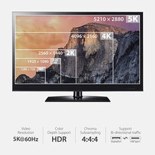 Load image into Gallery viewer, Moshi USB C to DisplayPort Cable 1.5m/5ft, Support 5K@60 Hz, 4K HDR, VESA Certified, Aluminum Housing, Thunderbolt 3 Compatible (Ensure Monitors Accept DisplayPort Signal)
