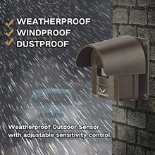 Load image into Gallery viewer, 1/2 Mile Hosmart Rechargable Driveway Alarm Wireless Sensor System &amp; Driveway Sensor Alert System Weatherproof Security Outdoor Motion Sensor &amp; Detector
