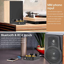 Load image into Gallery viewer, HiFi Stereo Bluetooth 5.0 Vacuum Tube Amplifier MM Phono Amp for Turntables 320W
