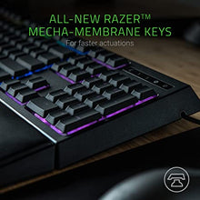 Load image into Gallery viewer, Razer Ornata Chroma Gaming Keyboard: Hybrid Mechanical Key Switches - Customizable Chroma RGB Lighting - Individually Backlit Keys - Detachable Plush Wrist Rest - Programmable Macro Functionality
