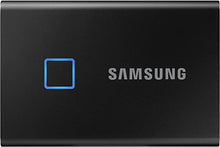 Load image into Gallery viewer, SAMSUNG T7 Touch Portable SSD 2TB - Up to 1050MB/s - USB 3.2 External Solid State Drive, Black (MU-PC2T0K/WW)

