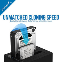 Load image into Gallery viewer, Sabrent USB 3.0 to SATA Dual Bay External Hard Drive Docking Station for 2.5 or 3.5in HDD, SSD with Hard Drive Duplicator/Cloner Function [10TB Support] (EC-DSK2)
