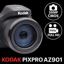 Load image into Gallery viewer, Kodak PIXPRO Astro Zoom AZ901-BK 20MP Digital Camera with 90X Optical Zoom and 3&quot; LCD (Black)
