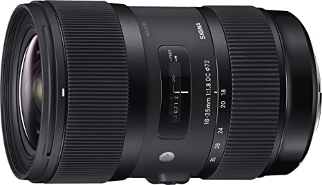 Sigma 18-35mm F1.8 Art DC HSM Lens for Canon, Black (210101)
