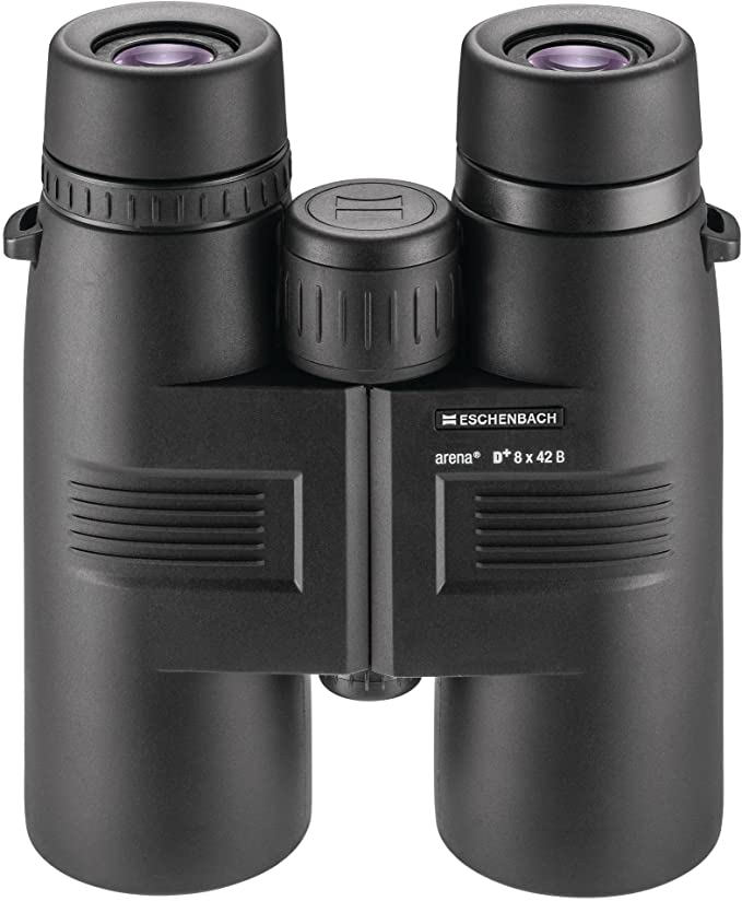 Eschenbach Arena D+ 8x42 Binoculars for Adults for Bird watching - High Power Optics Waterproof Fogproof Black 24.3 oz