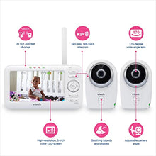 Load image into Gallery viewer, VTech VM351-2 Video Baby Monitor with Interchangeable Wide-Angle Optical Lens and Standard Optical Lens
