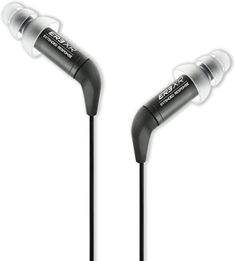 Etymotic Research ER3XR Extended Response High Performance In-Ear Earphones (Detachable Balanced Armature Drivers, Noise Isolating, High Accuracy, Robust Low Frequencies)