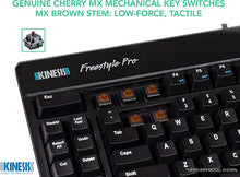 Load image into Gallery viewer, KINESIS Freestyle Pro Ergonomic Split Mechanical Keyboard (Cherry MX Brown Switches) - KB900-brn
