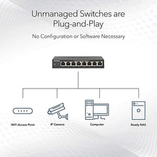 Load image into Gallery viewer, NETGEAR 8-Port Gigabit Ethernet Unmanaged PoE+ Switch (GS308PP) - with 8 x PoE+ @ 83W, Desktop or Wall Mount
