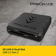 Load image into Gallery viewer, SD UHS-II Dual-Slot Memory Card Reader by ProGrade Digital | USB 3.2 Gen 2 for Professional Filmmakers, Photographers &amp; Content Creators
