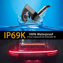 Load image into Gallery viewer, NATIKA Backup/Front View Camera White - IP69K Waterproof Great Night Vision HD and Super Wide Angle Metal OEM Style White Reverse Rear View Backup Camera for Cars Pickup Trucks SUVs RVs Vans (White)
