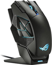 Load image into Gallery viewer, ASUS ROG Spatha X Wireless Gaming Mouse (Magnetic Charging Stand, 12 Programmable Buttons, 19,000 DPI, Push-fit Hot Swap Switch Sockets, ROG Micro Switches, ROG Paracord and Aura RGB lighting)
