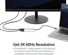 Load image into Gallery viewer, StarTech.com Thunderbolt 3 to Dual DisplayPort Adapter 4K 60Hz - Thunderbolt 3 Certified - Dual Monitor DisplayPort 1.2 Video Converter - Mac &amp; Windows Compatible - Dual 4K DisplayPort (TB32DP2T)
