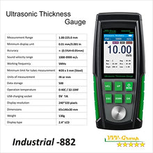 Load image into Gallery viewer, Ultrasonic Thickness Gauge Industrial-882 / Steel Metal Thickness Gauge Meter – Range 0.039 to 8.85 inch| 2.4” HD Color LCD | Auto Calibration
