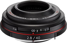 Load image into Gallery viewer, Pentax K-Mount HD DA 40mm f/2.8 40-40mm Fixed Lens for Pentax KAF (Limited Black)

