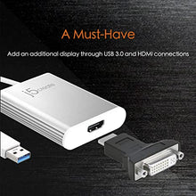 Load image into Gallery viewer, j5create USB 3.0 to 4K HDMI Display Adapter USB 3.0 Male Type-A Connector | HDMI Female Connector | 4K UHD | Resolution Up to 3840 x 2160 @ 30 Hz | Aluminum Housing
