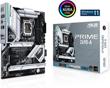 Load image into Gallery viewer, ASUS Prime Z690-A LGA 1700(Intel 12th) ATX Motherboard (16+1 DrMOS,PCIe 5.0,DDR5,4X M.2, Intel 2.5 Gb LAN,USB 3.2 Gen 2 Front Panel Type-C,Thunderbolt™ 4,Aura Sync RGB Lighting)
