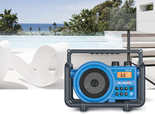 Load image into Gallery viewer, Sangean BB-100 BlueBox AM/FM Ultra-Rugged Digital Receiver with Bluetooth, Blue, 12.4&quot;
