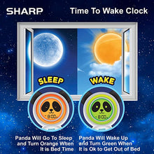 Load image into Gallery viewer, Sharp Ready to Wake Bear Sleep Trainer, Kid’s Alarm Clock for Ready to Rise, Galaxy Projection Nightlight and “Off-to-Bed” Feature – Simple to Set and Use!
