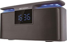 Load image into Gallery viewer, Emerson Portable Bluetooth Speaker, 12W Stereo, USB Charging, Hands Free Calling, Night Light, ER-BT200 Clock and FM Radio
