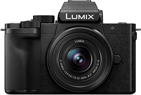 Panasonic LUMIX G100 4k Mirrorless Camera for Photo and Video, Built-in Microphone with Tracking, Micro Four Thirds Interchangeable Lens System, 12-32mm Lens, 5-Axis Hybrid I.S, DC-G100KK (Black)