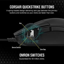 Load image into Gallery viewer, CORSAIR Sabre RGB PRO Champion Series FPS/MOBA Gaming Mouse - Ergonomic Shape for Esports and Competitive Play - Ultra-Lightweight 74g - Flexible Paracord Cable
