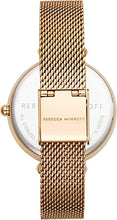 Load image into Gallery viewer, Rebecca Minkoff Women&#39;s Quartz Watch with Stainless Steel Strap, Rose Gold, 13 (Model: 2200301)
