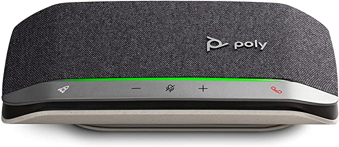 Poly - Sync 20 USB-A Personal Smart -Speakerphone (Plantronics) - Connect to Cell Phone via -Bluetooth and PC/Mac via USB-A -Cable - Works with Teams, Zoom & More