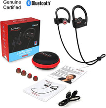 Load image into Gallery viewer, AVAZI Bluetooth 5.1 Wireless Earbuds, Sport IPX7 Waterproof Gaming Earphones, Richer Bass HiFi Stereo in-Ear Earphones, 12 hrs, Running Bluetooth Headphones W/CVC6.0 Noise Cancelling Mic
