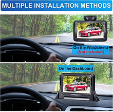 Load image into Gallery viewer, Backup Camera for Car HD 1080P with Monitor Kit License Plate Hitch Rear View Camera for Cars Trucks SUVs Campers Two Video Channels Support 2nd Camera for Baby Car Mirror Camera - Rohent R1
