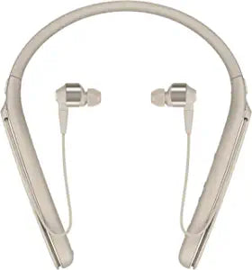 Sony Premium Noise Cancelling Wireless Behind-Neck in Ear Headphones - Gold (WI1000X/N)