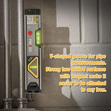 Load image into Gallery viewer, PREXISO 2-in-1 Laser Level Spirit Level with LED Lights, 32ft Line &amp; 98ft Point Laser Leveler Tool Shock Resistant &amp; Magnetic for Leveling and Alignment, Ideal for Ceiling, Wall Application
