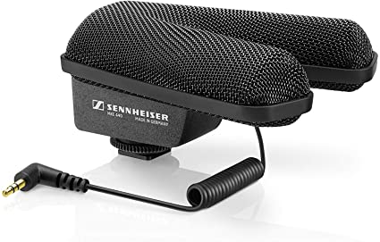 Sennheiser MKE 440 Professional Stereo Shotgun Microphone, Black (MKE 440)