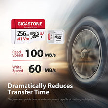 Load image into Gallery viewer, Gigastone 256GB Micro SD Card, Camera Plus, 4K UHD Video Recording, 4K Ultra HD Action Camera, with Adapter
