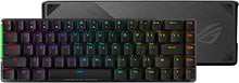 Load image into Gallery viewer, ASUS ROG Falchion NX 65% Wireless RGB Gaming Mechanical Keyboard | ROG NX Brown Tactile Switches, PBT Doubleshot Keycaps, Wired / 2.4G Hz, Touch Panel, Keyboard Cover Case, Macro Support
