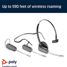 Load image into Gallery viewer, Poly (Plantronics + Polycom) Savi 440 Wireless DECT Headset (Poly) - Convertible (3 wearing styles) - Compatible to connect to your PC/Mac - Works with Teams, Zoom, Black (W440 SAVI)

