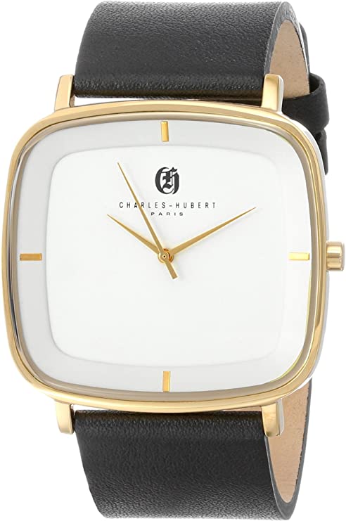 Charles-Hubert, Paris Men's 3945-B Premium Collection White Dial Watch